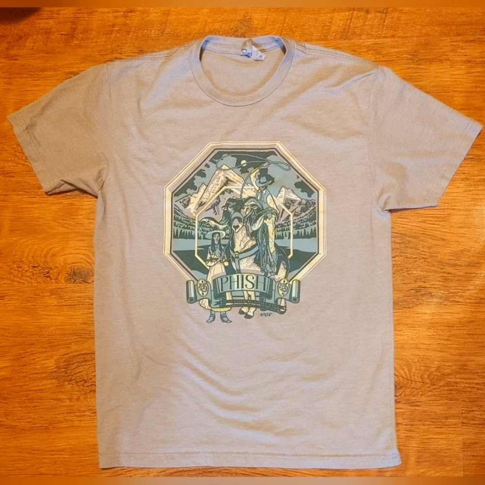 PHISH band tee Colorado US 2015 Tour Shirt jazz funk psychedelic rock Phishheads